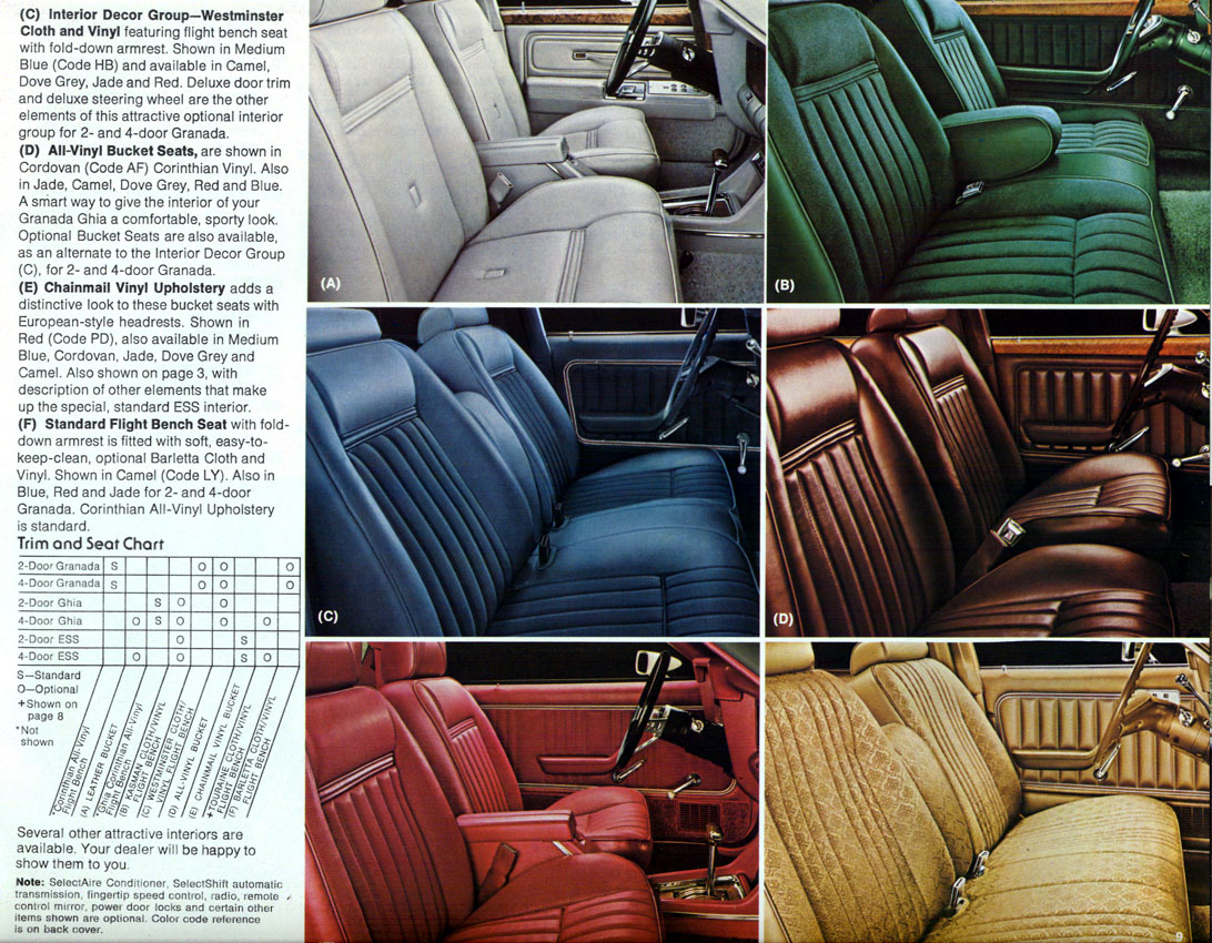 1978 Ford Granada Brochure Page 1